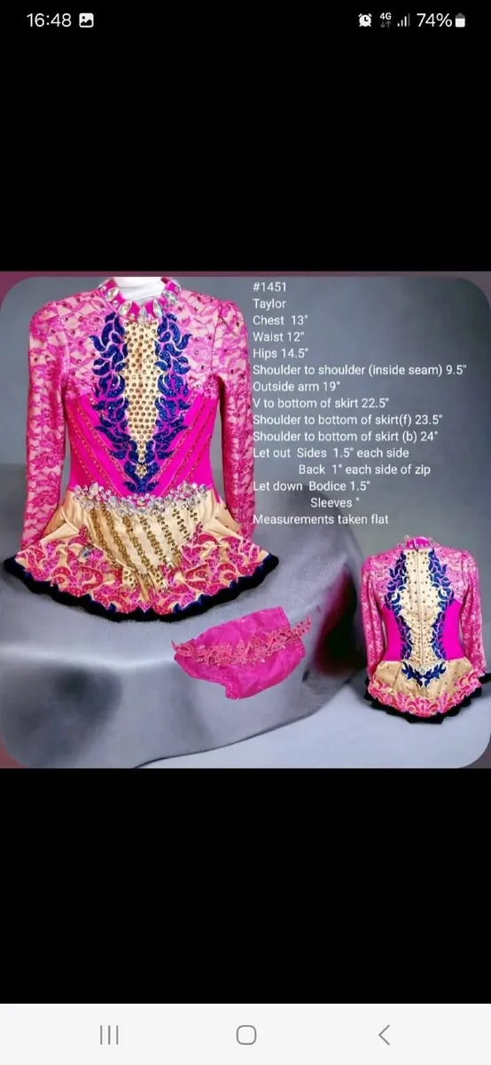 Irish Dancing dress - Image 1