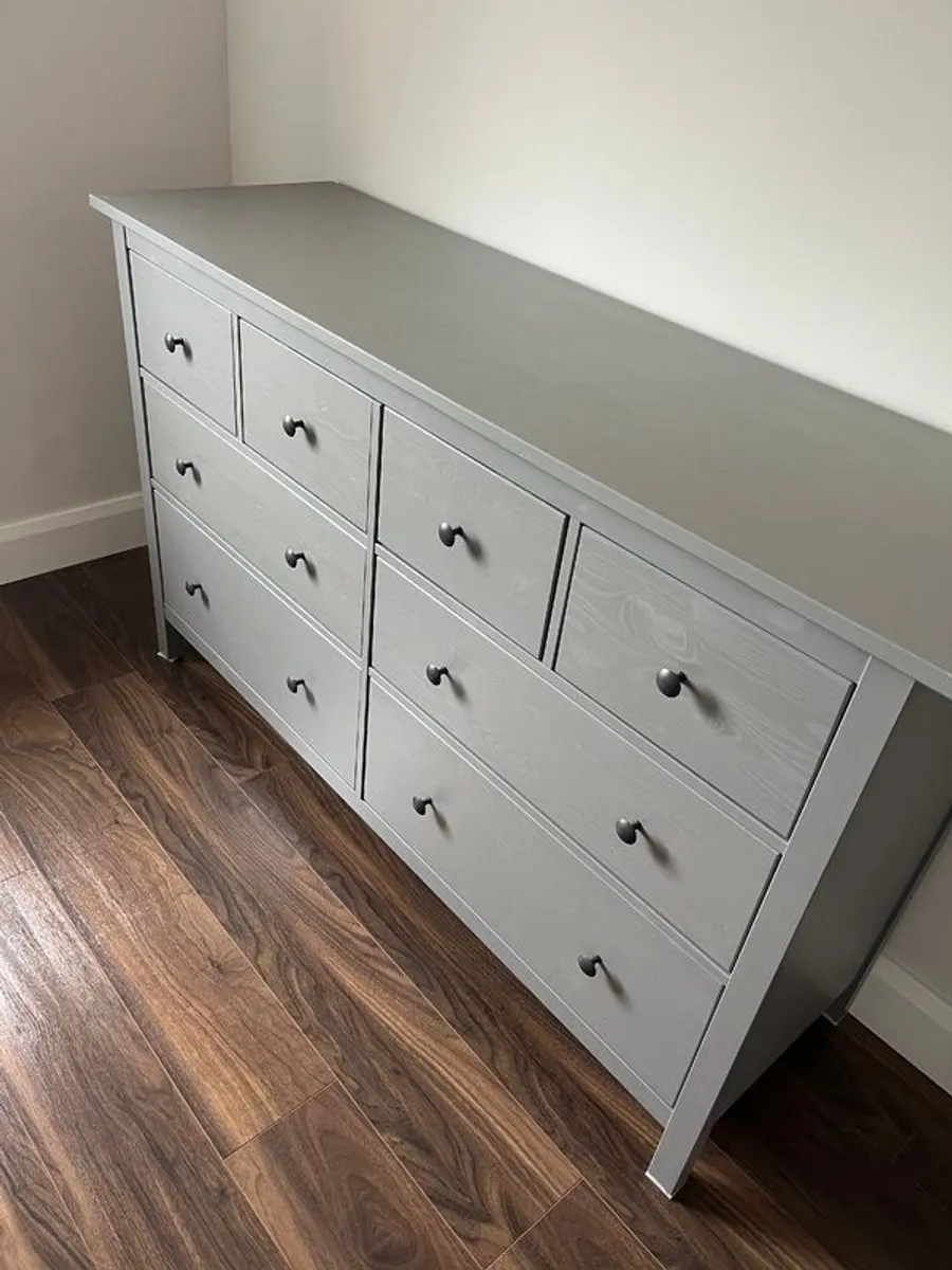 IKEA Hemnes 8 drawers, grey - Image 2