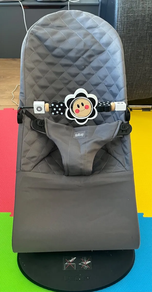 Baby Bjorn Bouncer with attachment and extra cover - Image 1