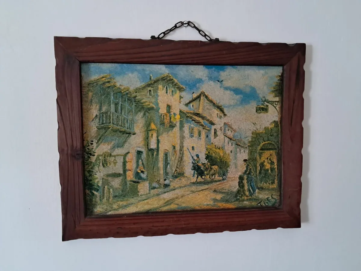 Antique Spanish Painting - Image 1