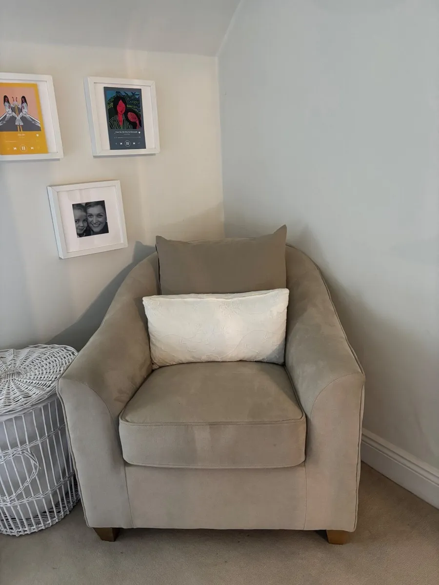 Beige Armchair - Image 1