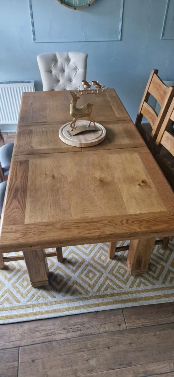 Oak Dining table - Image 2