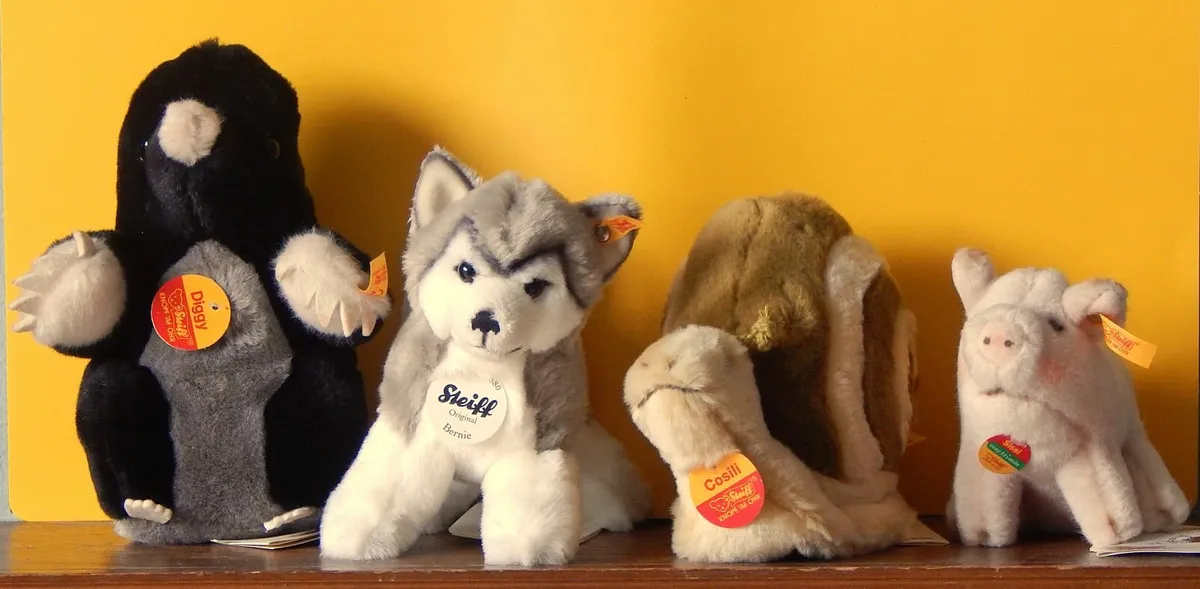 Selection of 4 Small Steiff Animals - Image 1