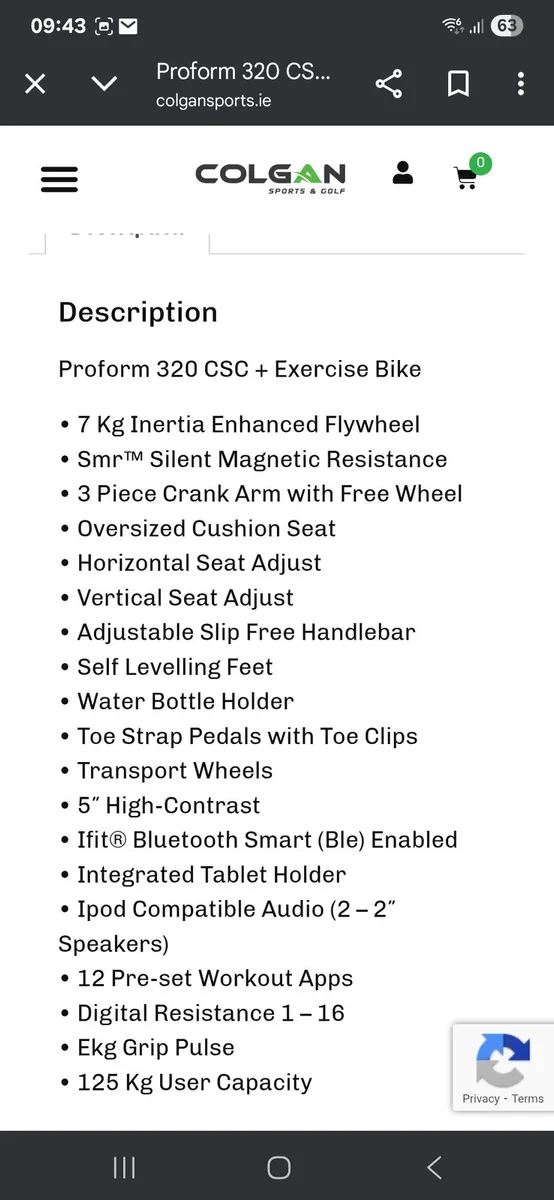 PROFORM 320CSX + - Image 2