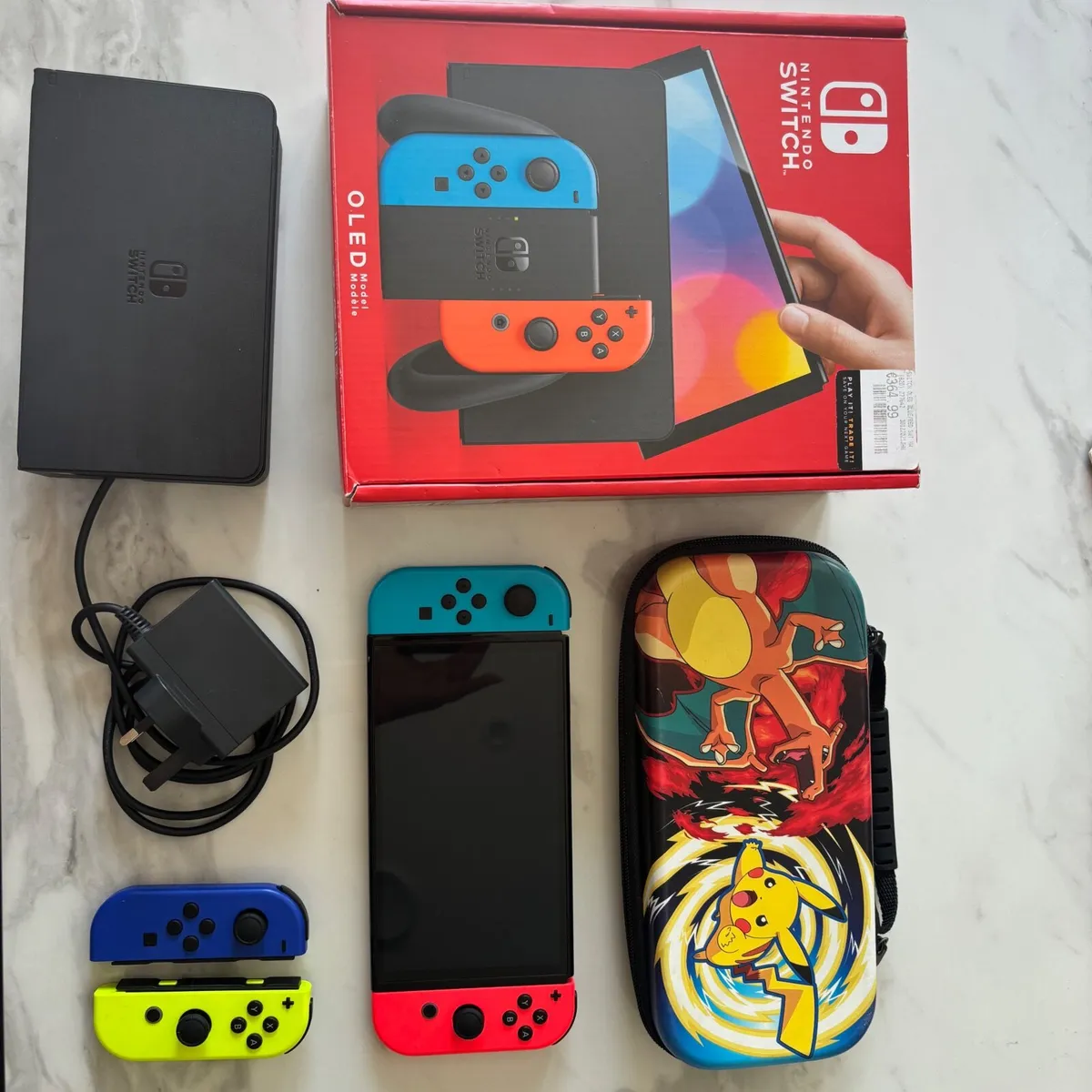 Nintendo Switch OLED + Extras (Great Condition!) - Image 2