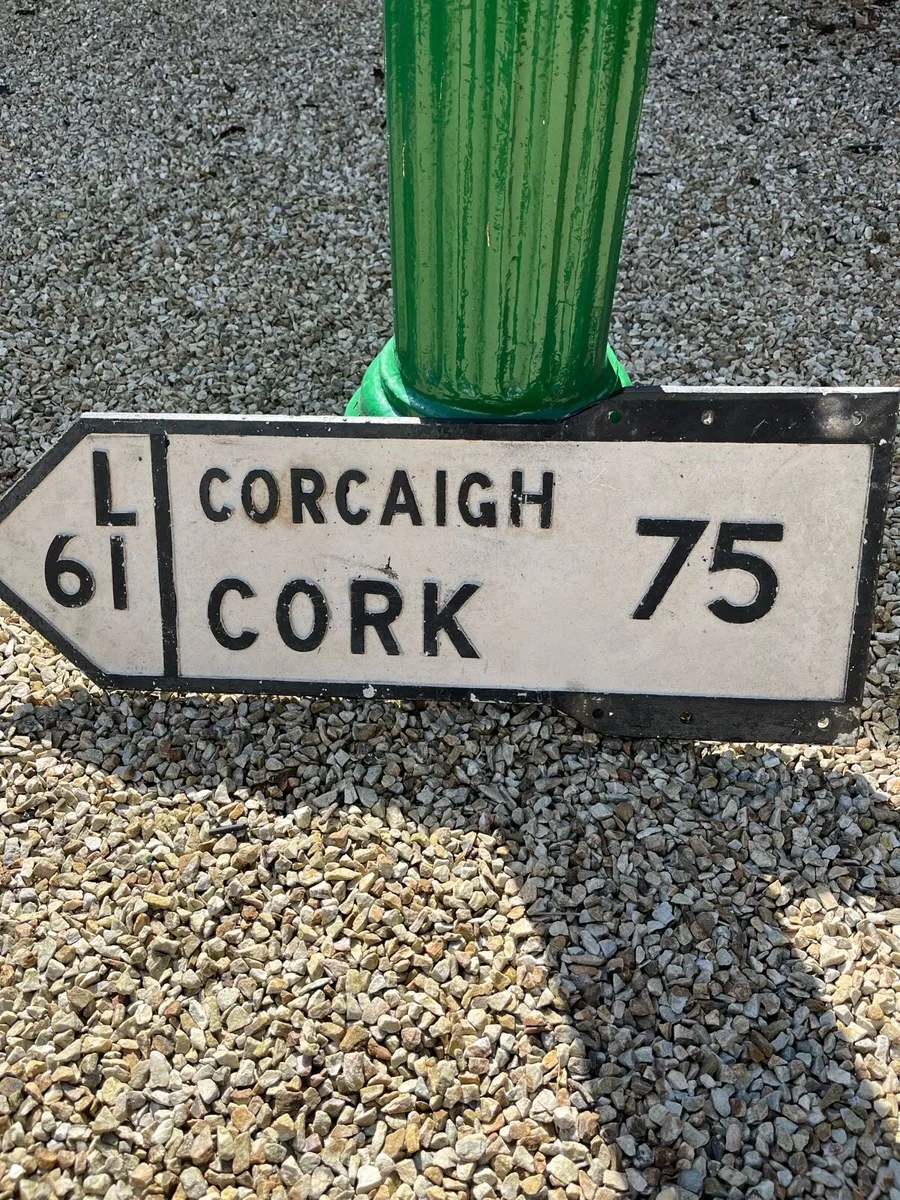 Vintage Road Sign - Image 2