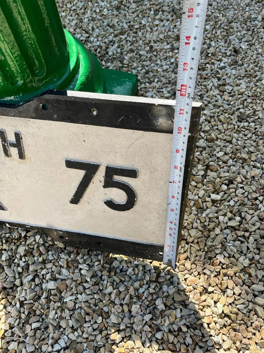 Vintage Road Sign - Image 4