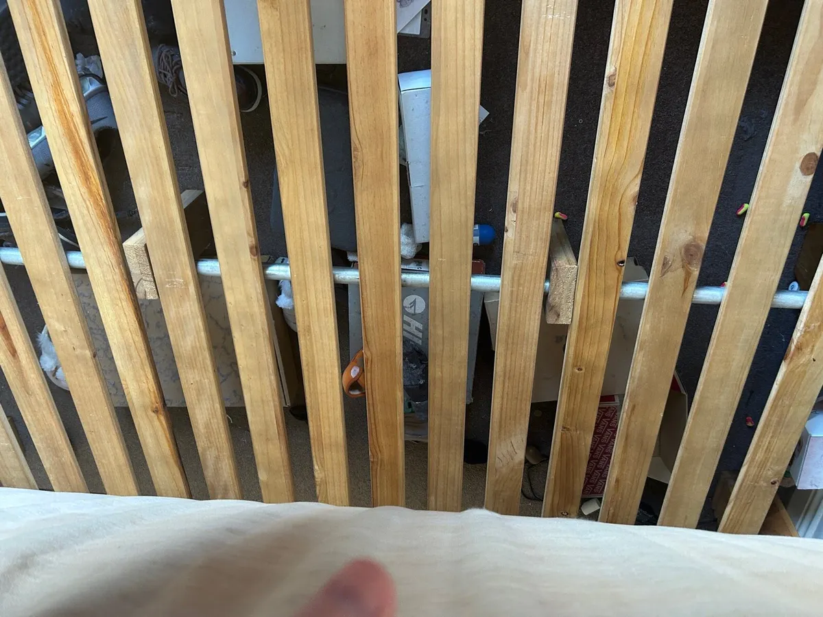 Danube solid oak king size bed frame - Image 4