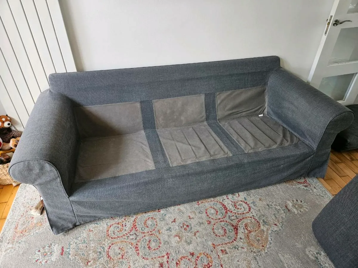 Ektorp Dark Grey 3 seater COVER - Image 2
