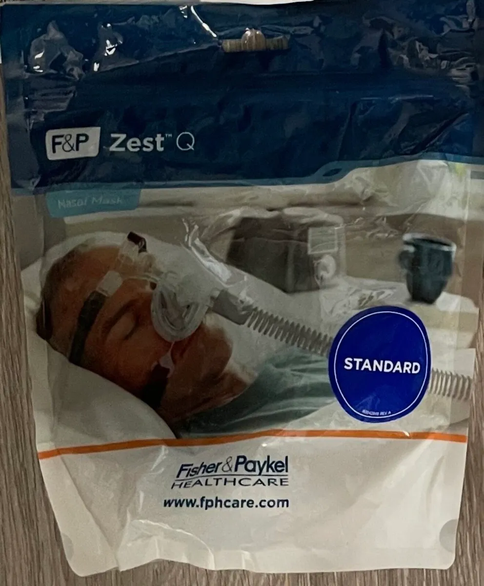 CPAP Sleep Apnoea Mask - F&P Zest Q - Standard Siz - Image 2