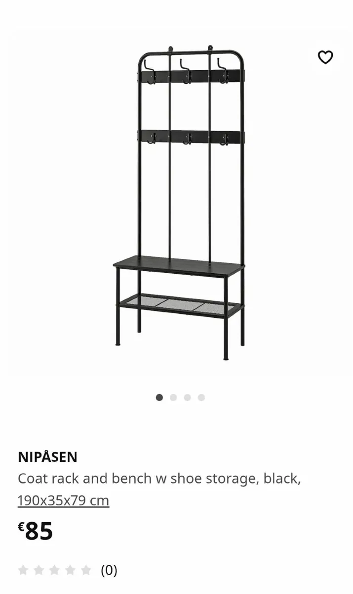 Shoe rack and coat hanger - Image 1