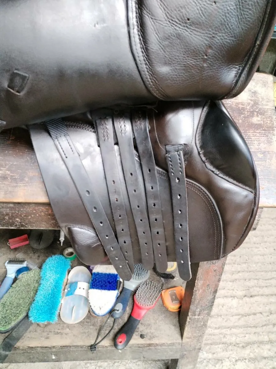 18.5" Wide English Saddle - Image 2