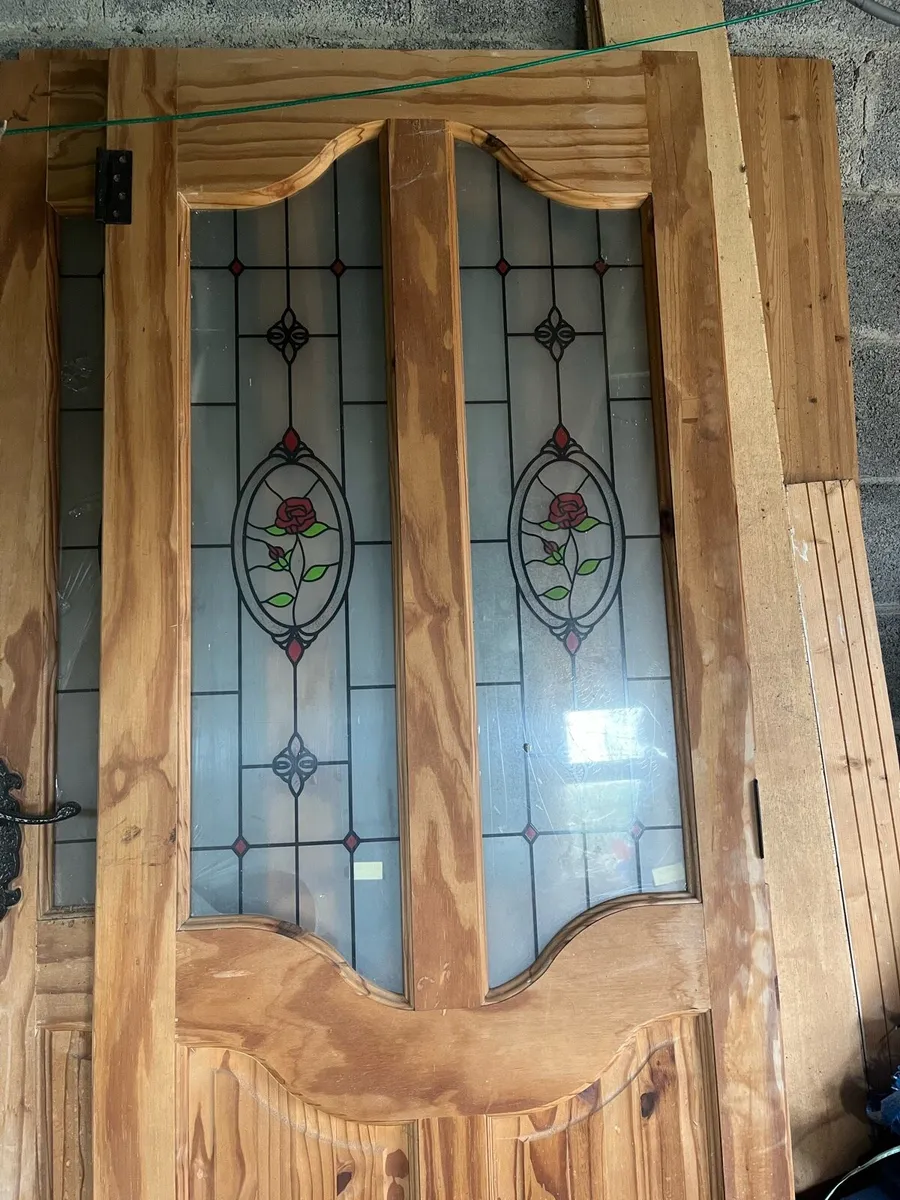 Two wooden internal doors - Image 3