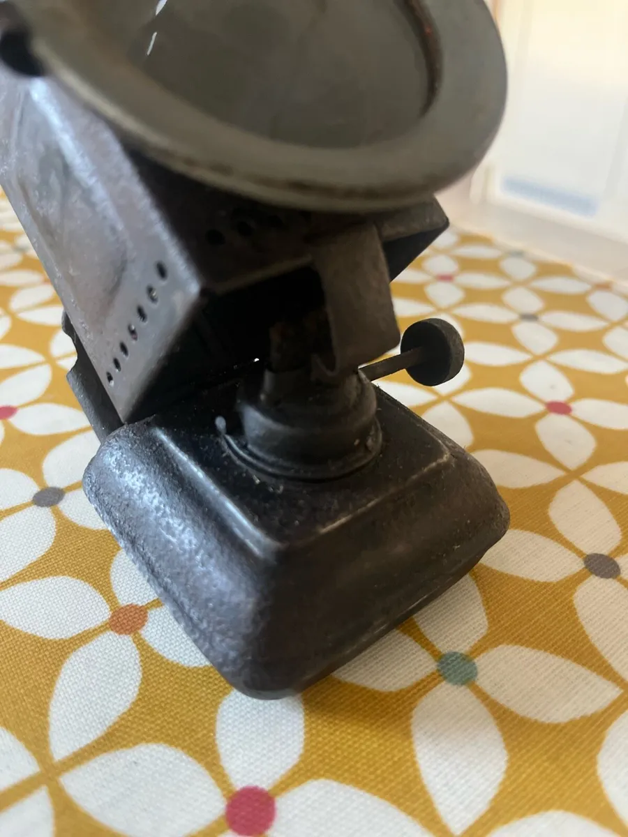 Antique Bicycle Oil Lamp - Image 4