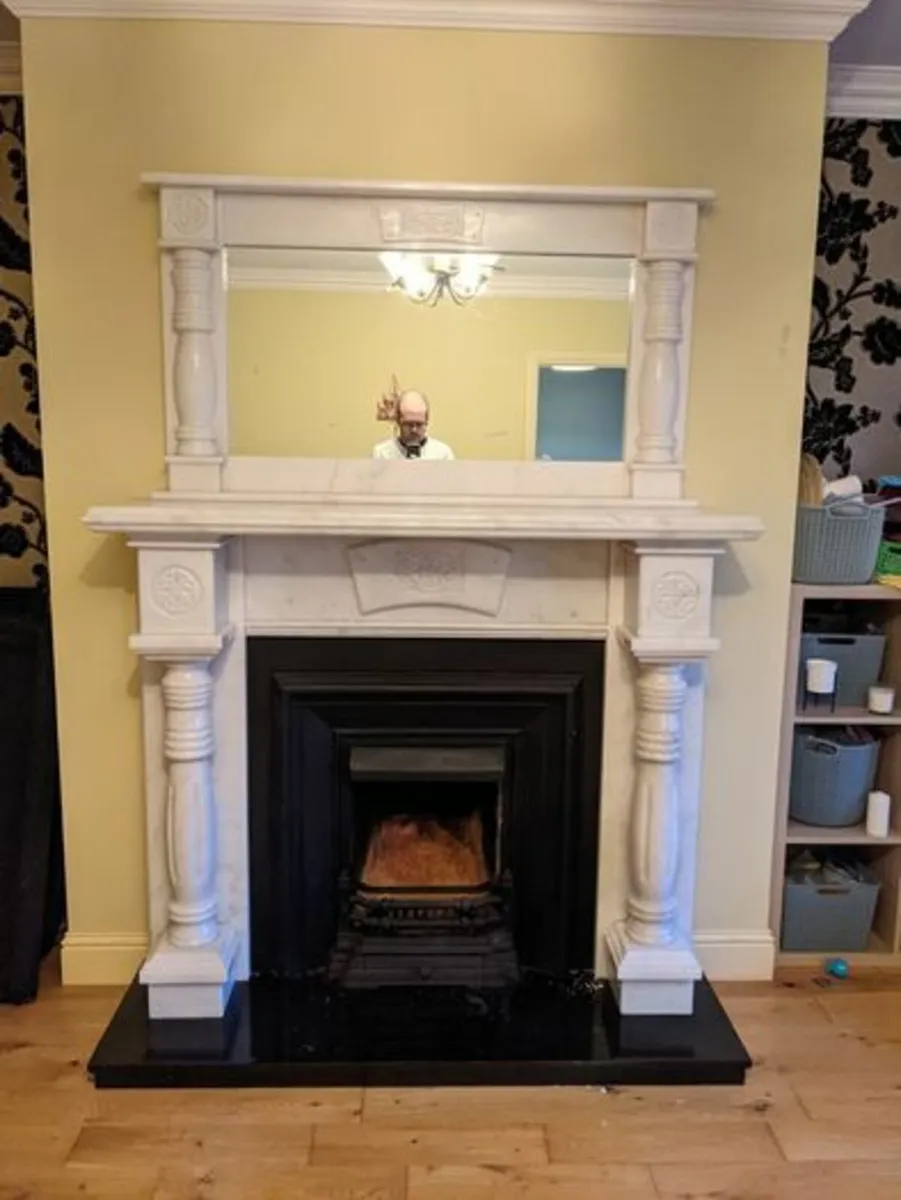 Marble fireplace - Image 1