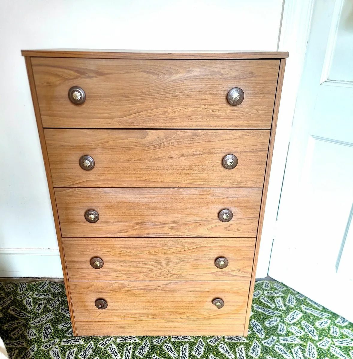 Chest of Drawers Mid Century (75cmW linen storage) - Image 1