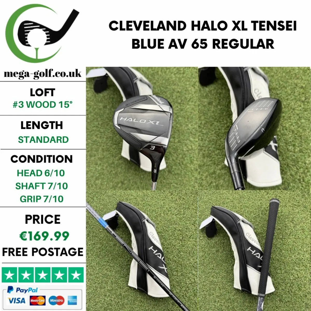 CLEVELAND HALO XL #3 WOOD 15° / REGULAR - Image 1