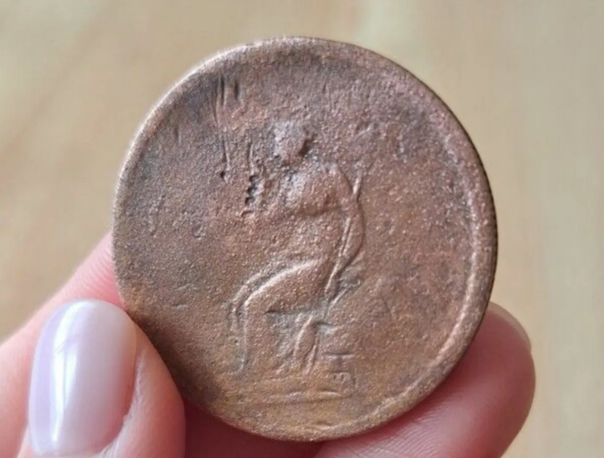 GEORGE ..111...ONE PENNY ..COIN.... - Image 1