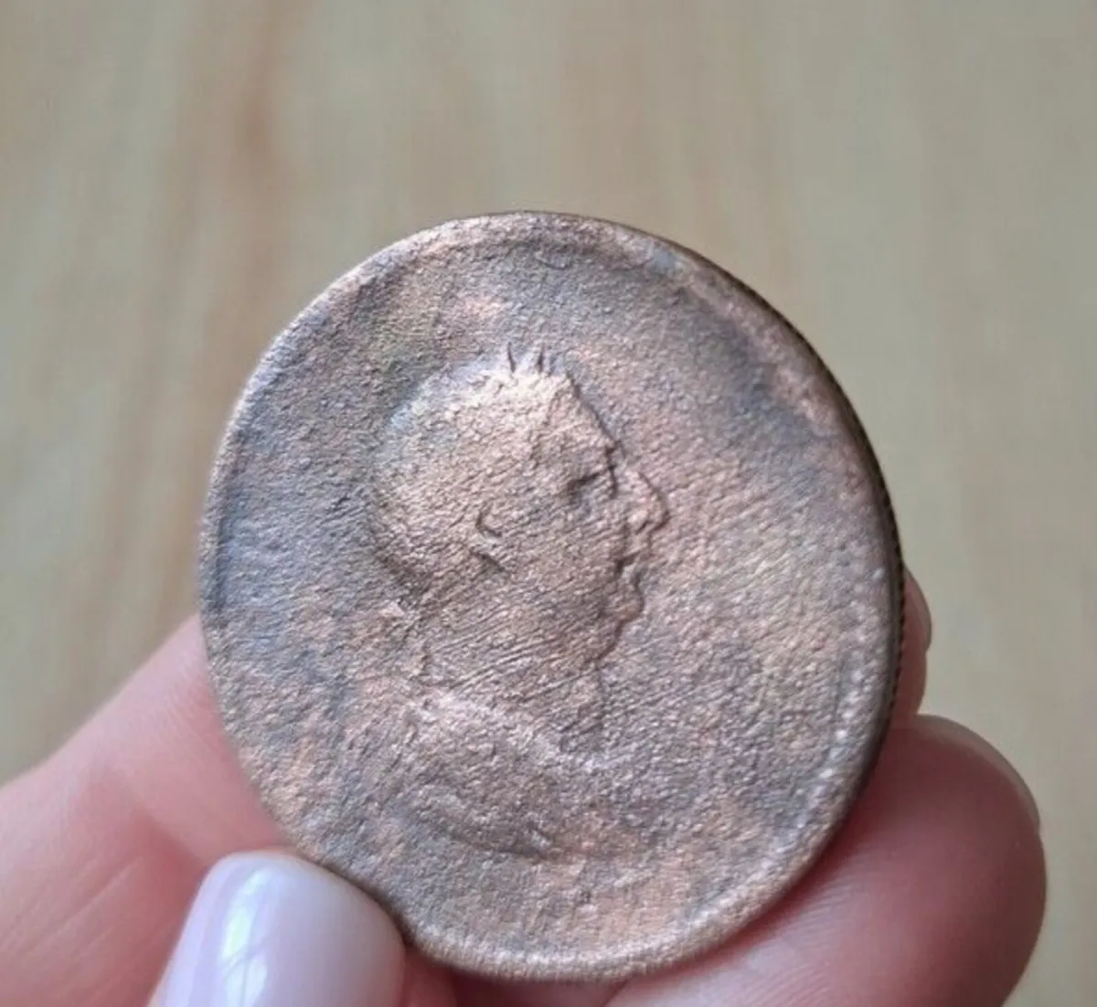 GEORGE ..111...ONE PENNY ..COIN.... - Image 2