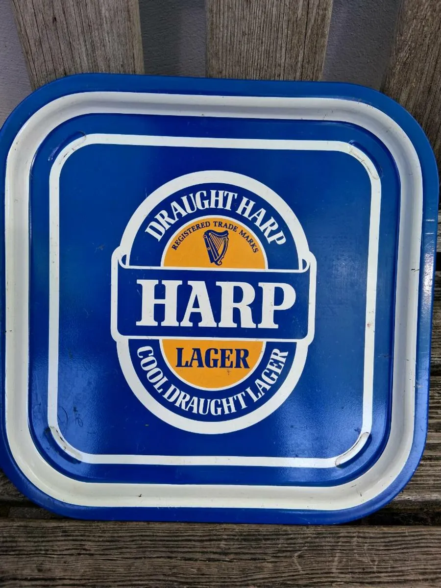 1980s HARP LAGER Tray - Image 1