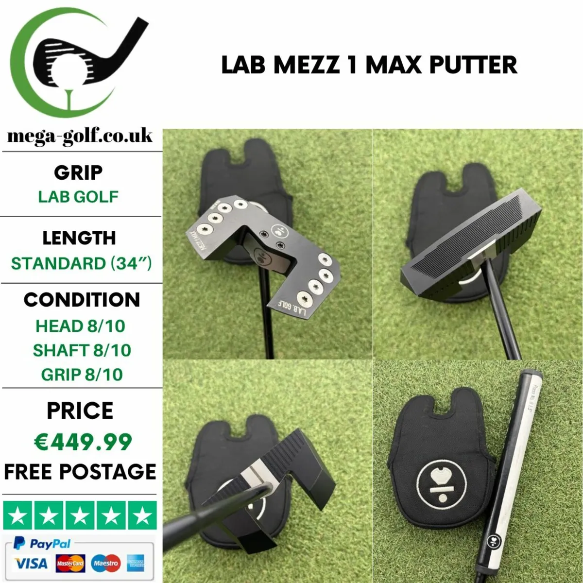 LAB MEZZ 1 MAX PUTTER / 34″ - Image 1