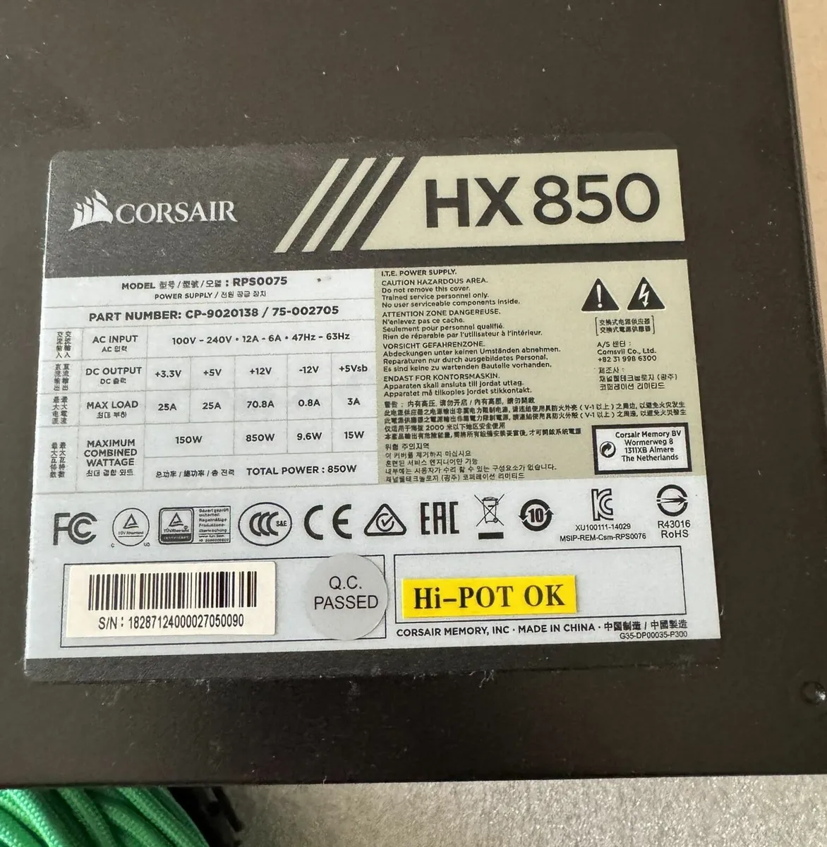 Corsair HX850W + Cablemod ModFlex Custom Cable - Image 3