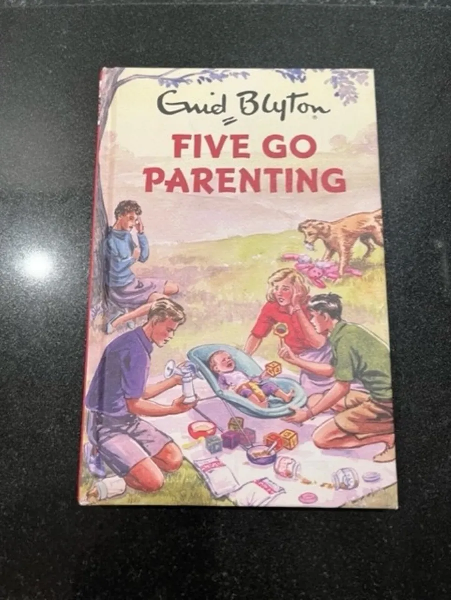 Enid Blyton Book (Hardback) "Five Go Parenting" - Image 1
