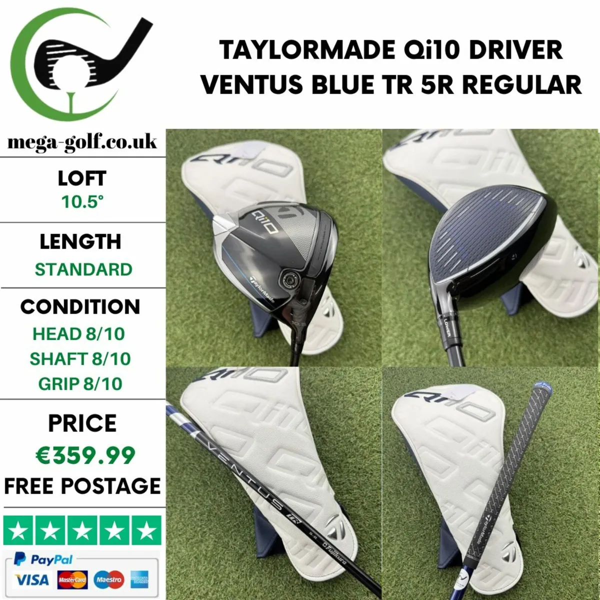 TAYLORMADE Qi10 DRIVER / 10.5° / REGULAR - Image 1