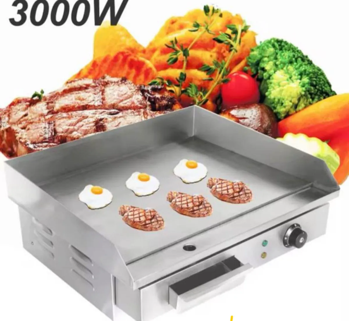 Grill electric restaurant new heavy duty 220v - Image 3