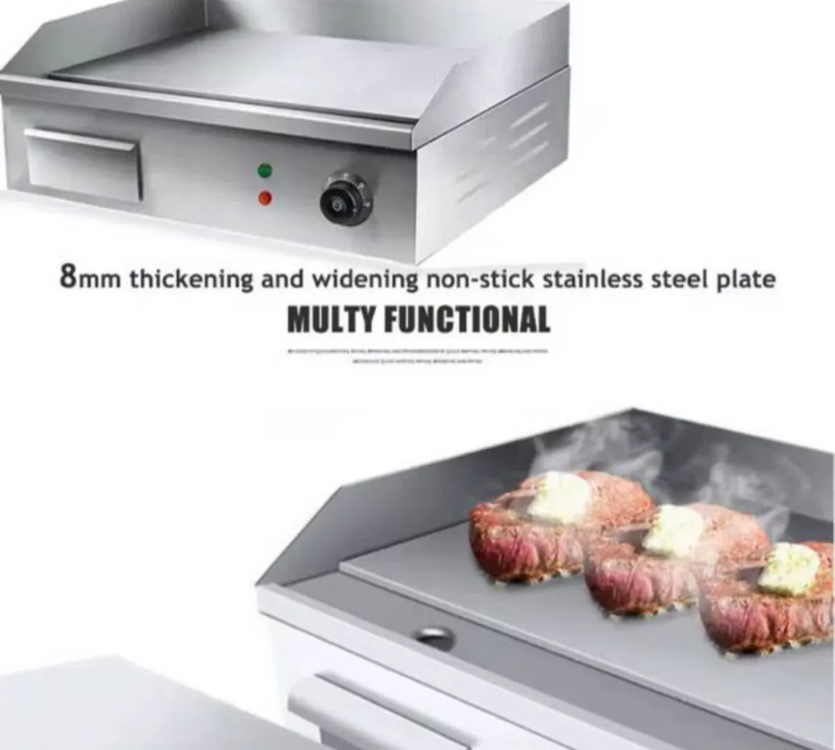 Grill electric restaurant new heavy duty 220v - Image 4