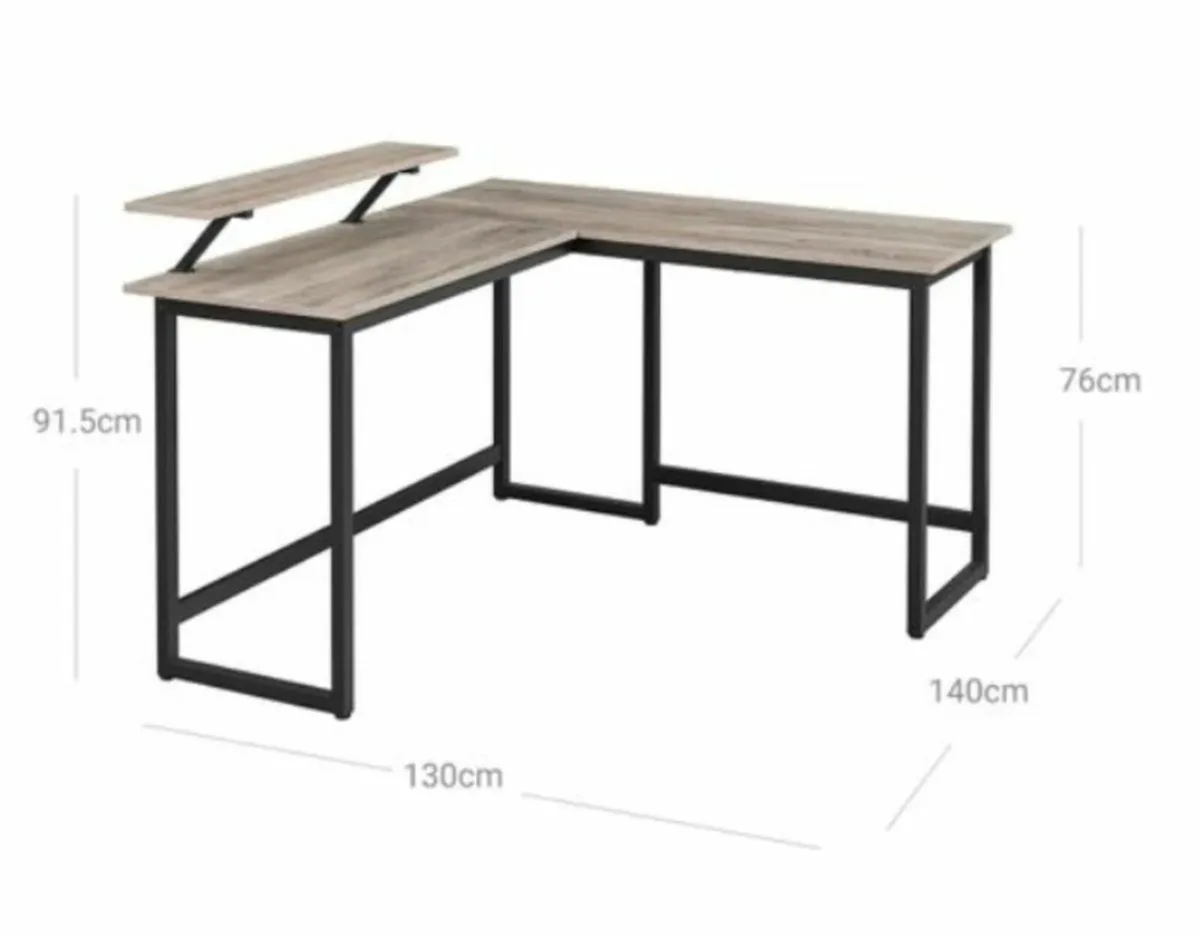 New Spacious Home Study Office Desk - FREE P&P - Image 3