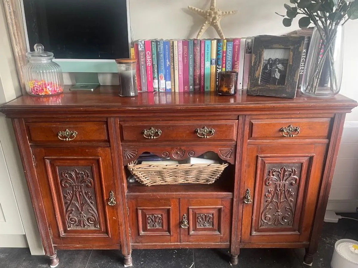 Antique sideboard / buffet - Image 2