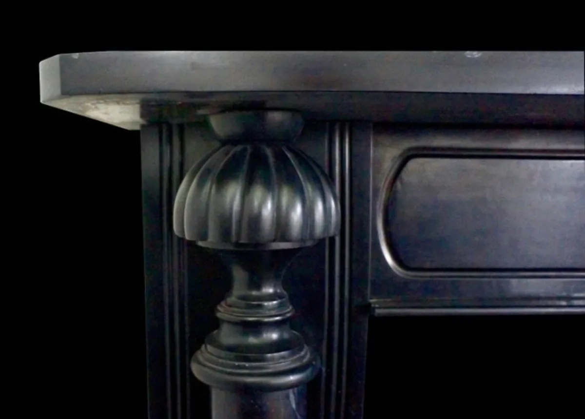 Original regency Kilkenny marble fireplace - Image 3