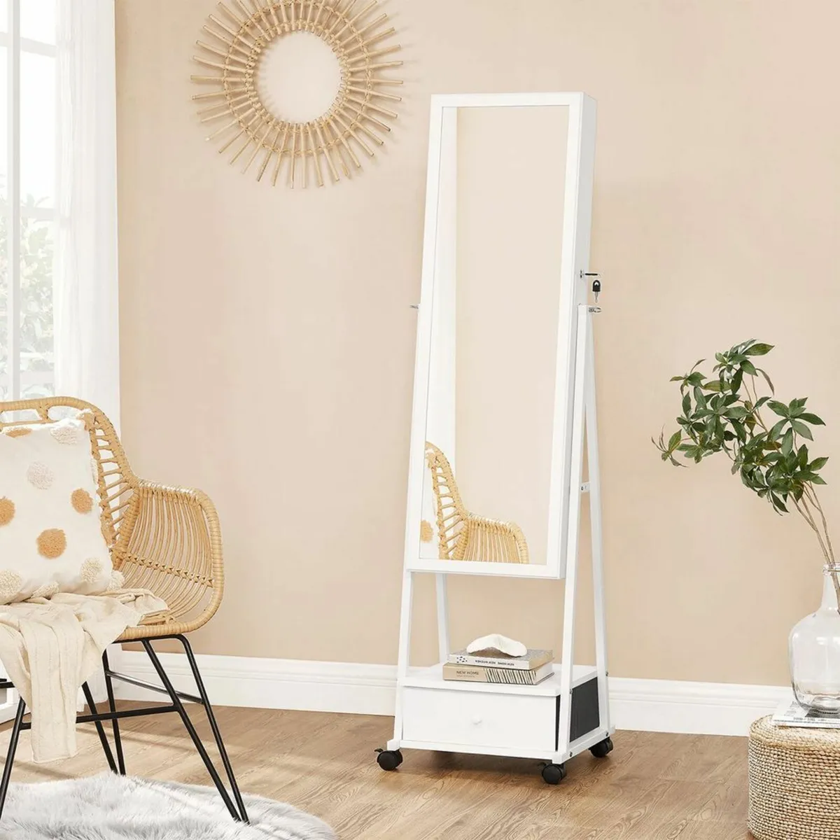 New Make Up Jewellery Storage Mirror-FREE Delivery - Image 2