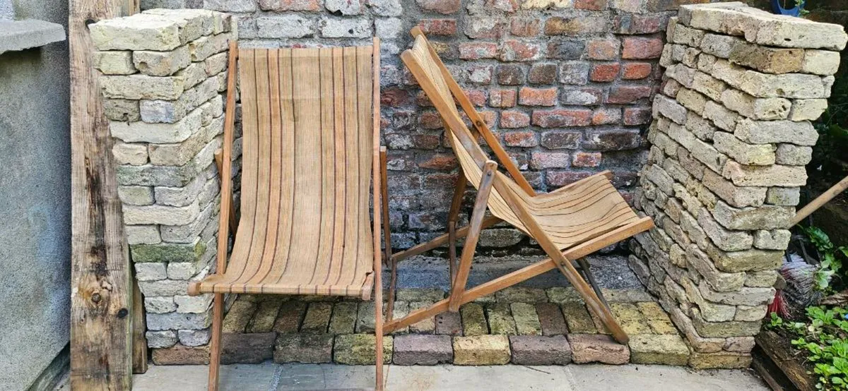 Antique deck chairs - Image 2