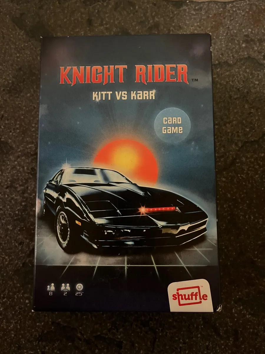 Knight Rider Card Box Game (Rare) - Image 1