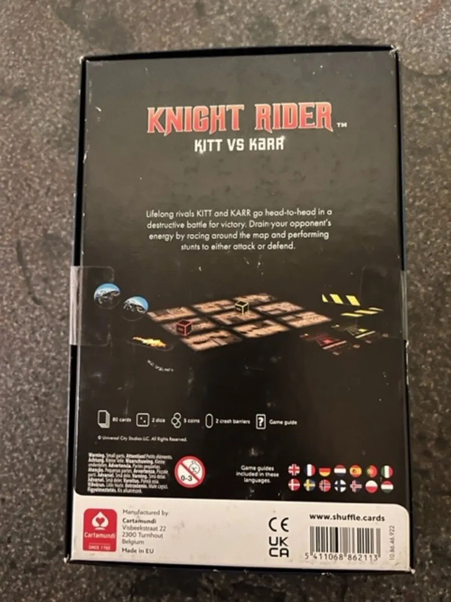 Knight Rider Card Box Game (Rare) - Image 2