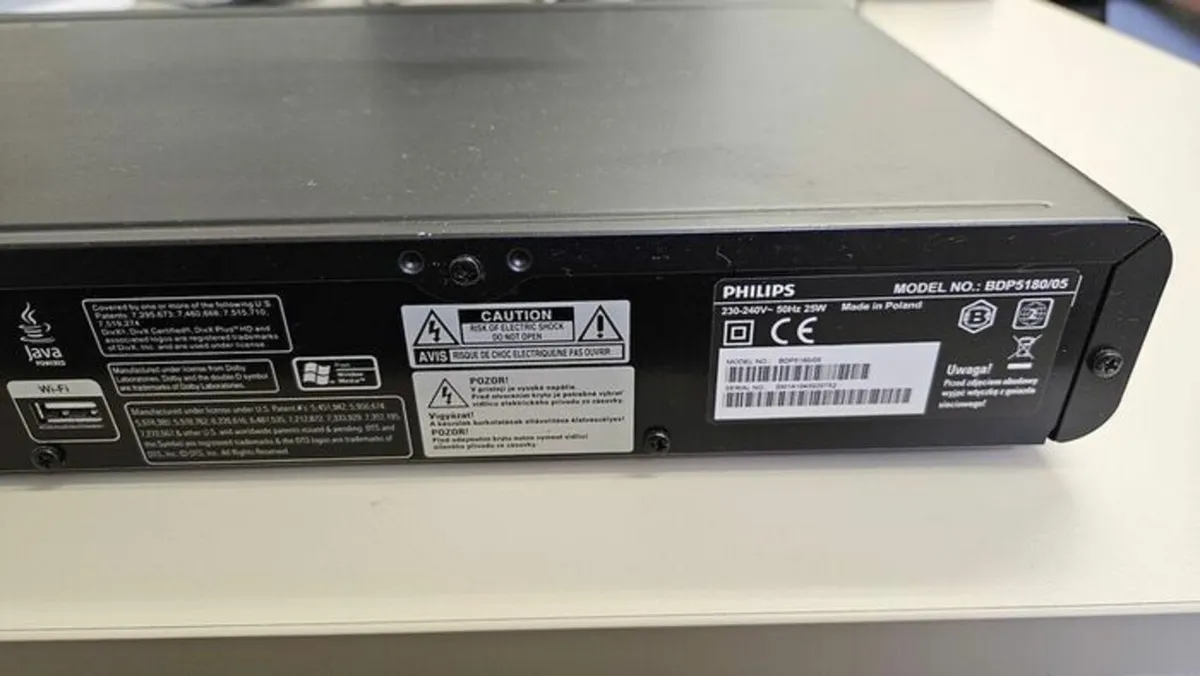 Philips BDP5180/05 3D Blu-Ray Disc/DVD Player - Image 3