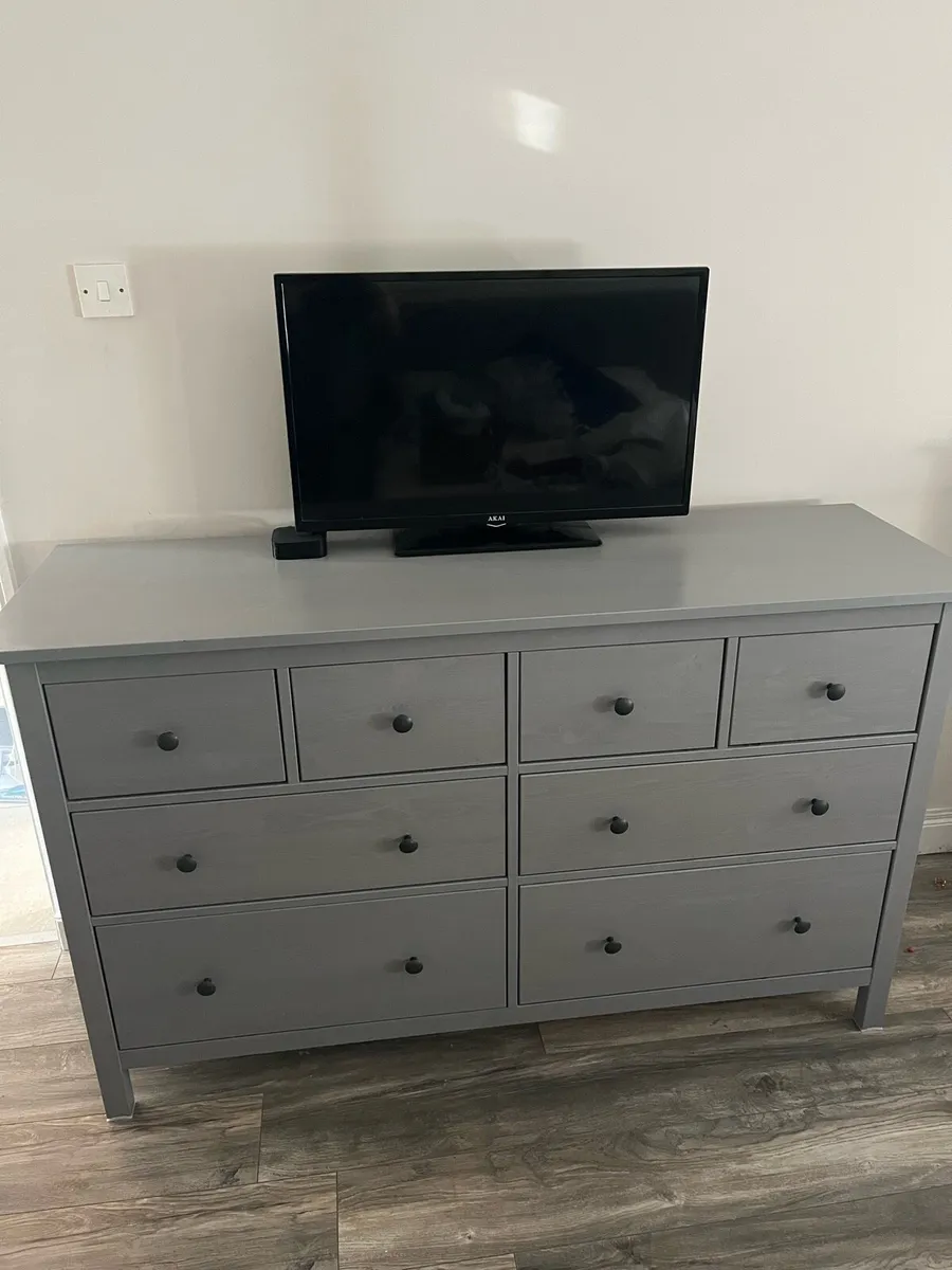 Grey Ikea Hemnes Chest of drawers - Image 1