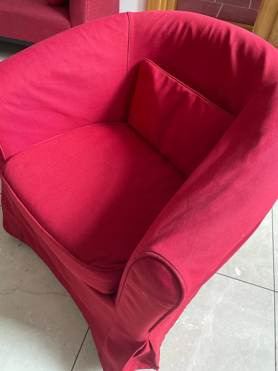 TULLSTA RED ARMCHAIRS - Image 1