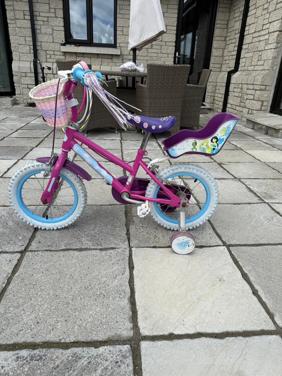 Girls Disney Princess Bike - Image 1