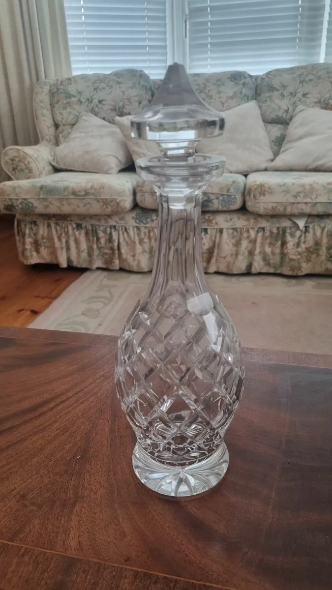 Rare Waterford glass decanter - Image 1