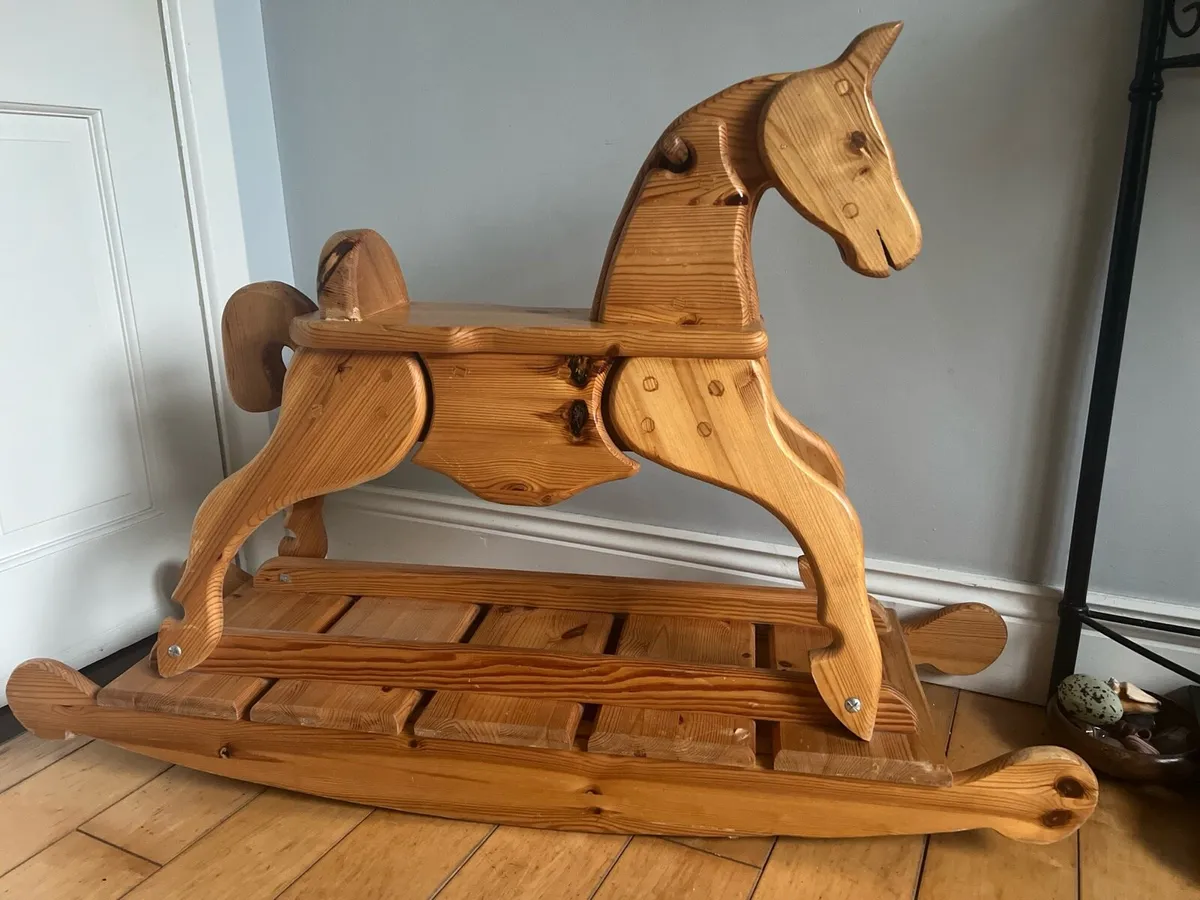 Rocking Horse Wooden - Image 1