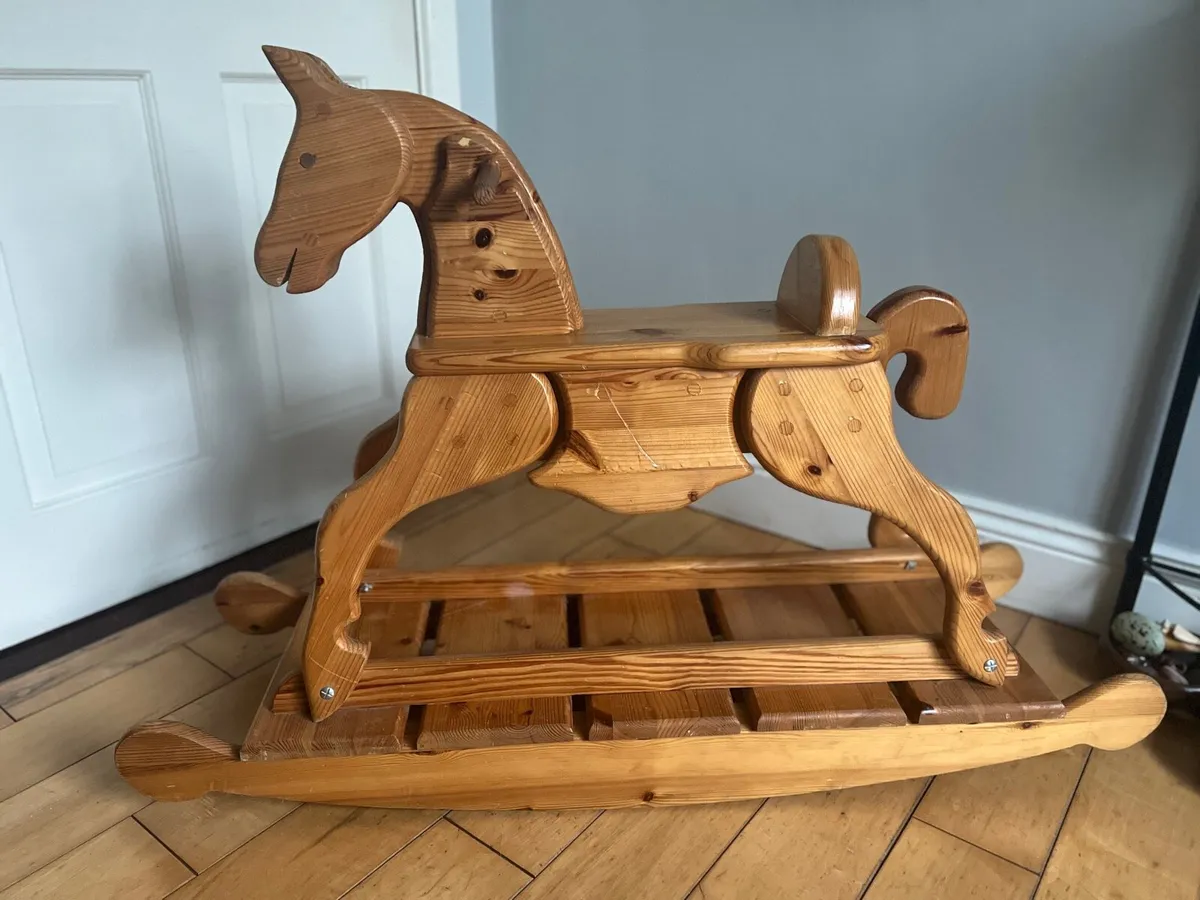Rocking Horse Wooden - Image 2
