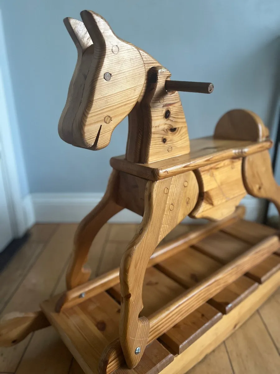 Rocking Horse Wooden - Image 3