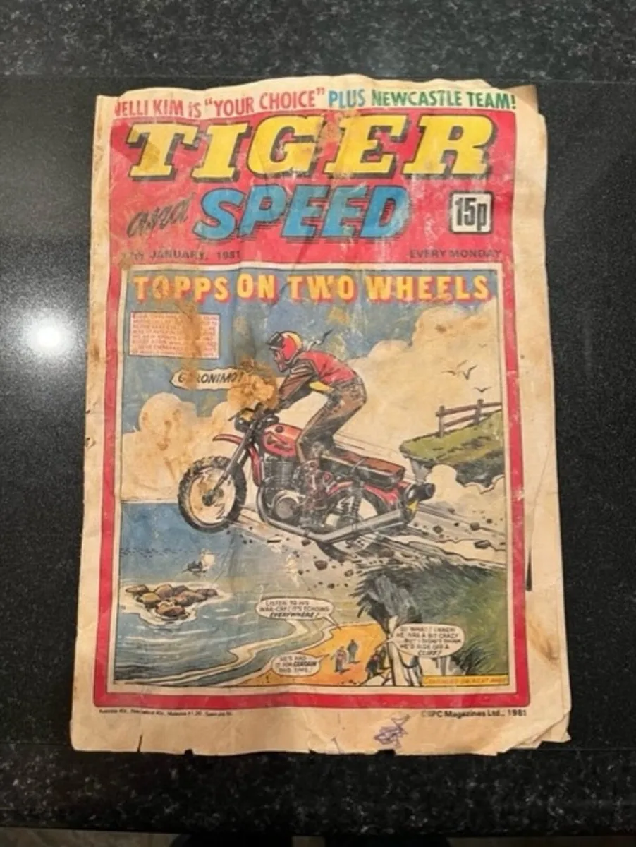 Tiger & Speed Comic - Jan 1981 Edition (Rare) - Image 1