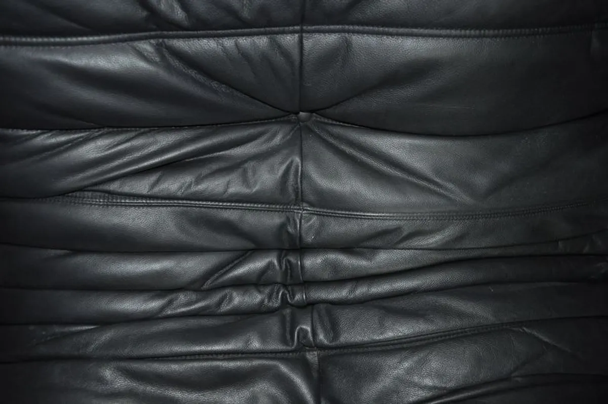 Ligne Roset Togo Suite Black Napa Leather - Image 4