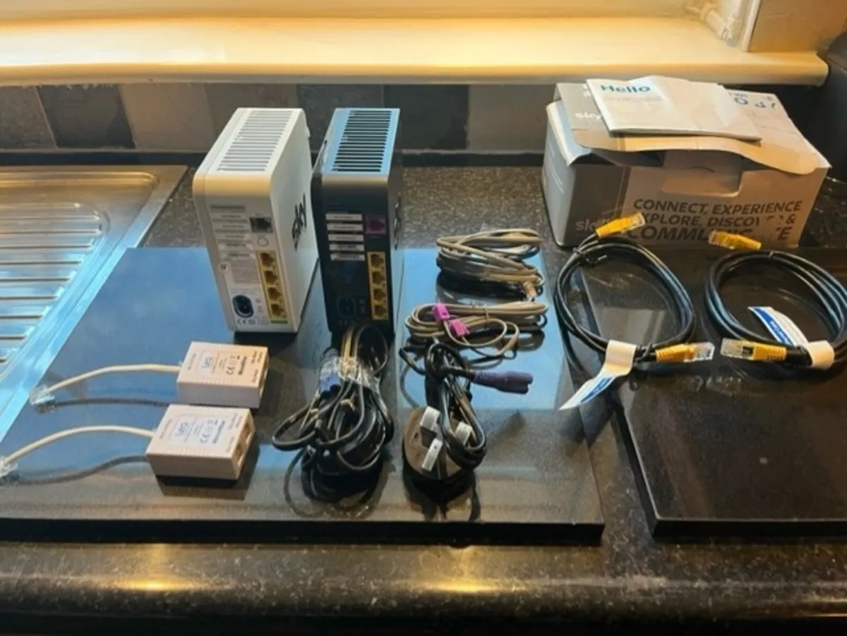 Sky Hubs x 2 (for internet)