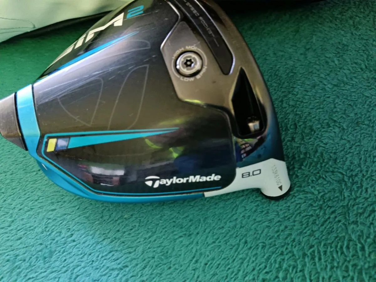 Taylormade Sim 2 8 Degree Driver Head. Immaculate. - Image 1
