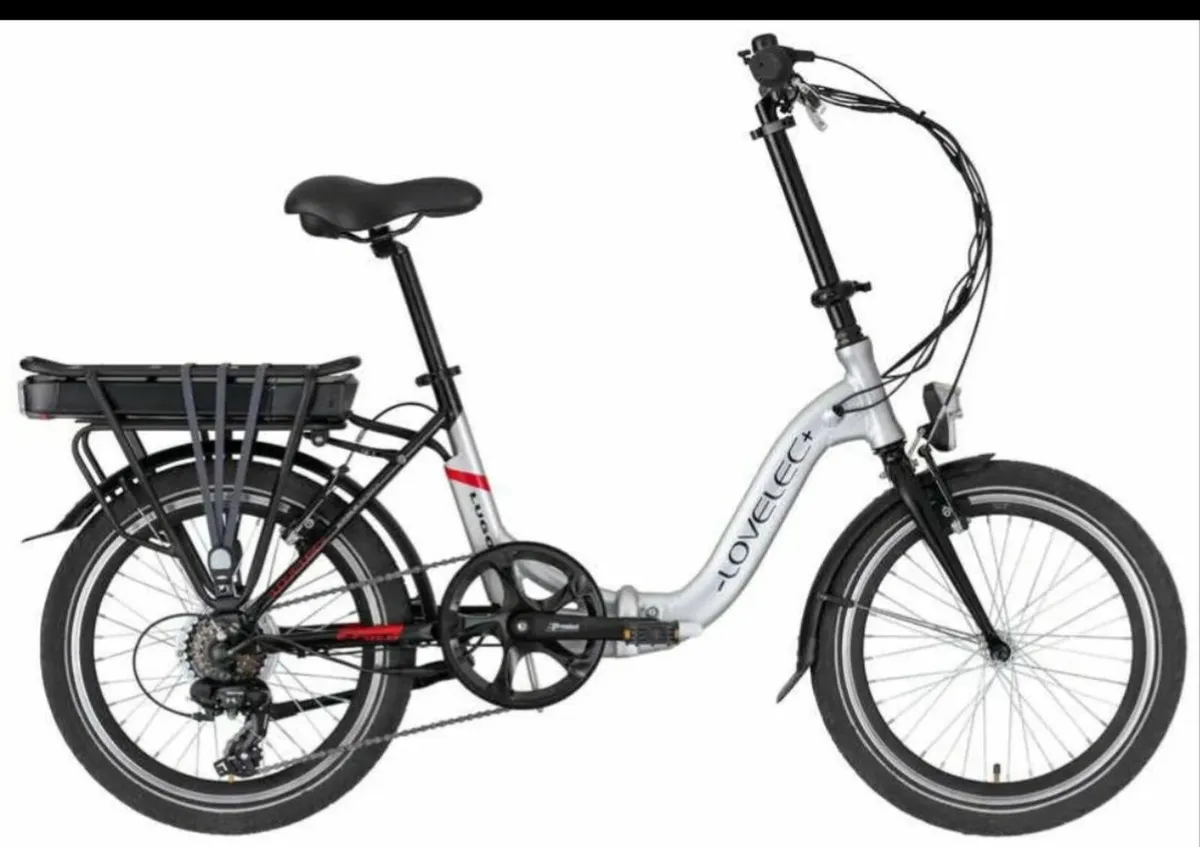 Never Used Folding Lugo Electric Bicycle - Image 1